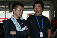 オーナーと嘉陽選手